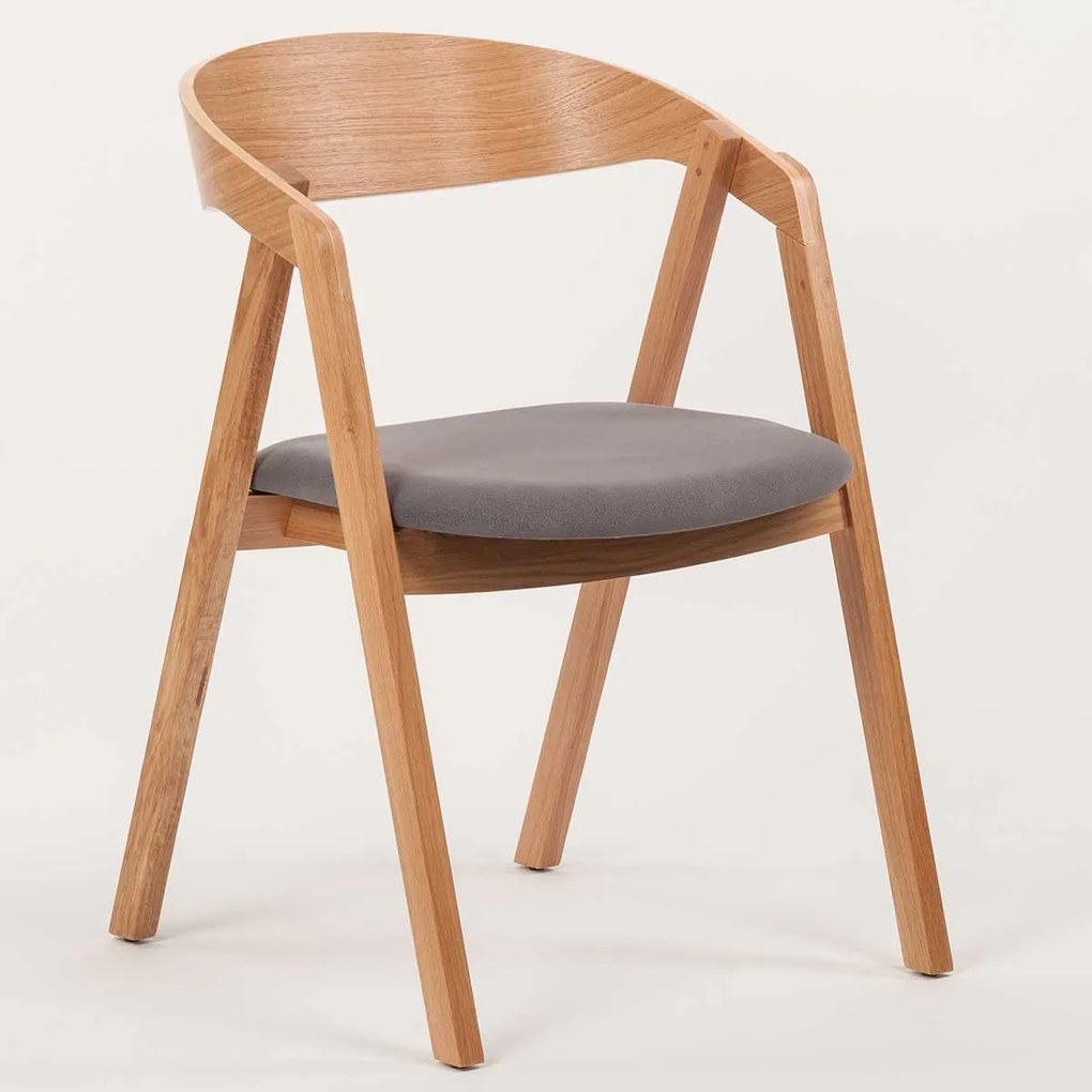 Stima dubová stolička GURU s čalúneným sedadlom Vyberte látku ->: CARABU crema 86