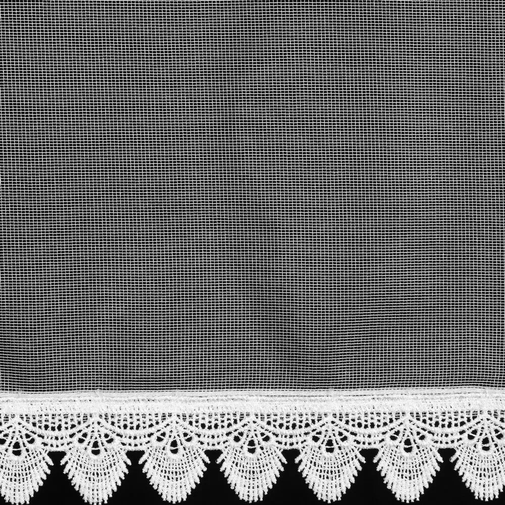 ZÁCLONA NA KRÚŽKOCH MAYA 300X145 CM BIELA