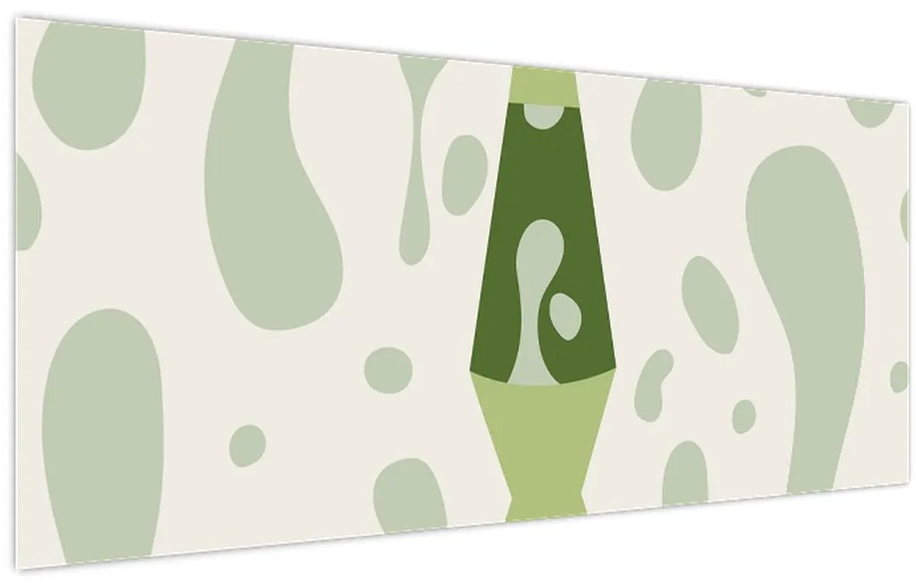 Obraz - Hippies, lávová lampa (120x50 cm)