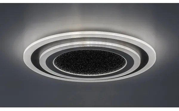 Rabalux 71316 - LED stmievateľné stropné svietidlo TANELI 56W/230V 3000/4000/6000K čierne + diaľkové ovládanie