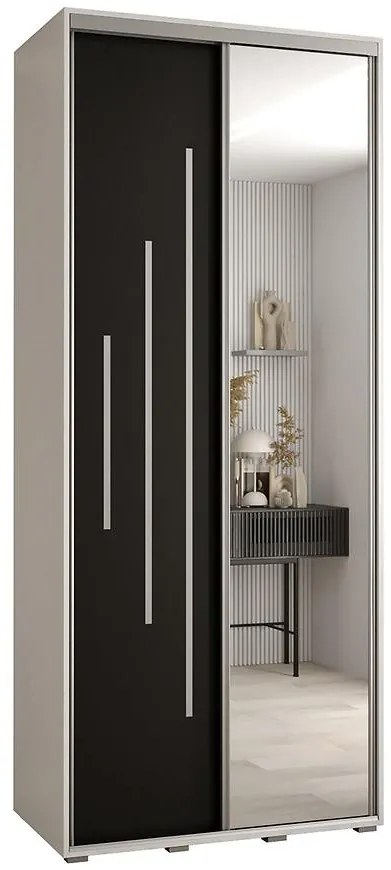 Skriňa 45 Canaris 13 120 biela/čierna/silver