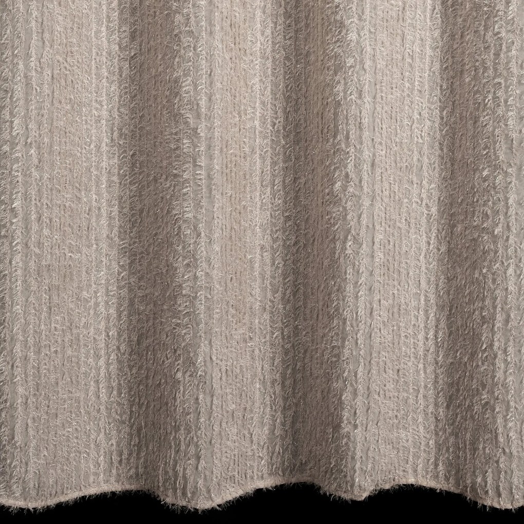 ZÁVES NA KRÚŽKOCH EVA MINGE TIFFANY 135X250 CM BÉŽOVÁ