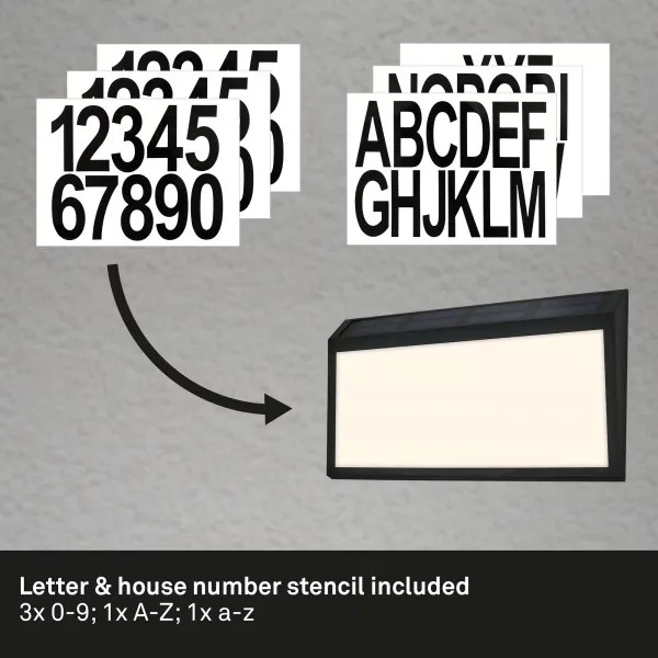 Briloner 3797015 - LED solárne domové číslo LED/0,5W/1,2 IP44