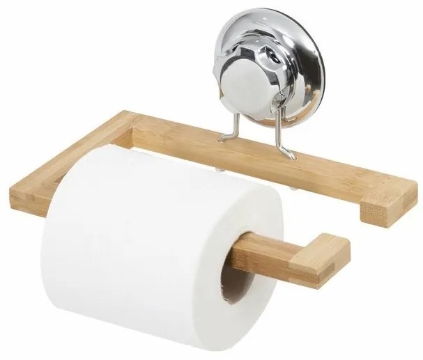 Držiak na toaletný papier Compactor Bestlock, prírodné drevo
