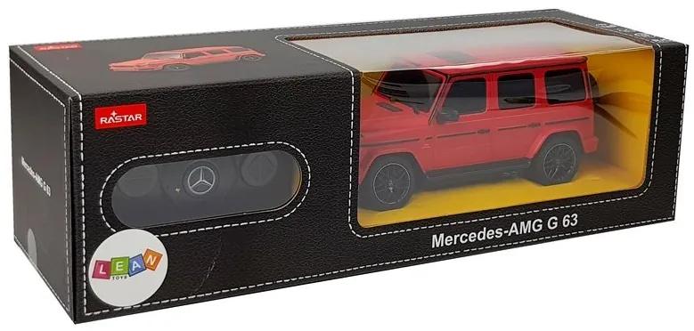 Lean Toys Auto R/C Mercedes AMG G63 na diaľkové ovládanie 1:24 červené