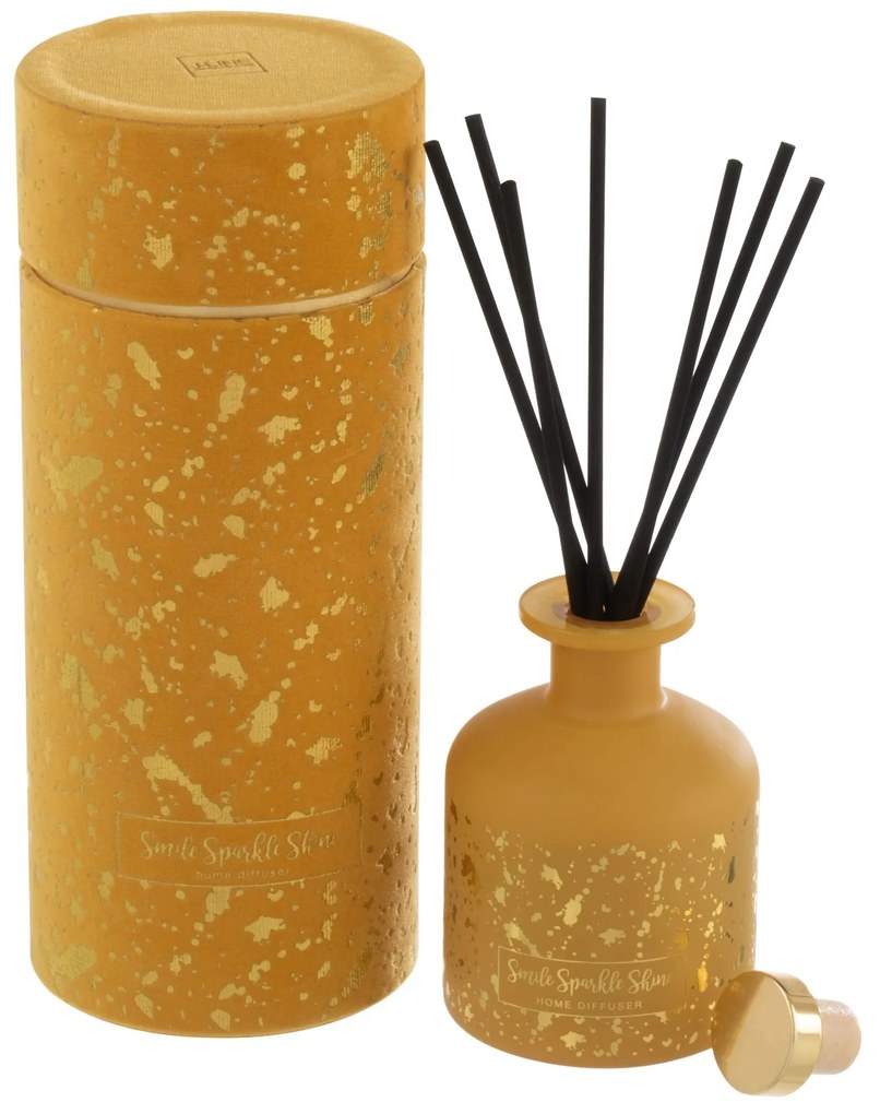 Okrový difuzér v darčekovej zamatovej krabičke Mimosa & Rosa - 150ml