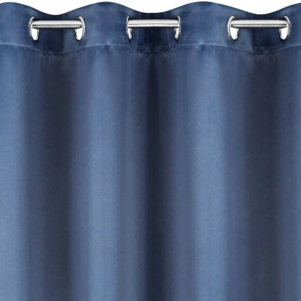 Jednofarebný zetemňujúci záves tmavo modrý Dĺžka: 250 cm