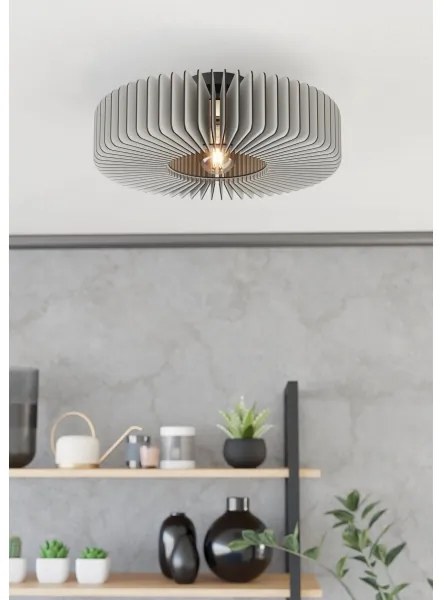 Eglo 900832 - Stropné svietidlo PALOMBAIA 1xE27/40W/230V šedá