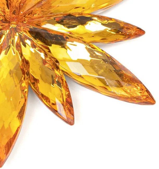 Závesná vianočná dekorácia ASTRE zlatá vločka 836720