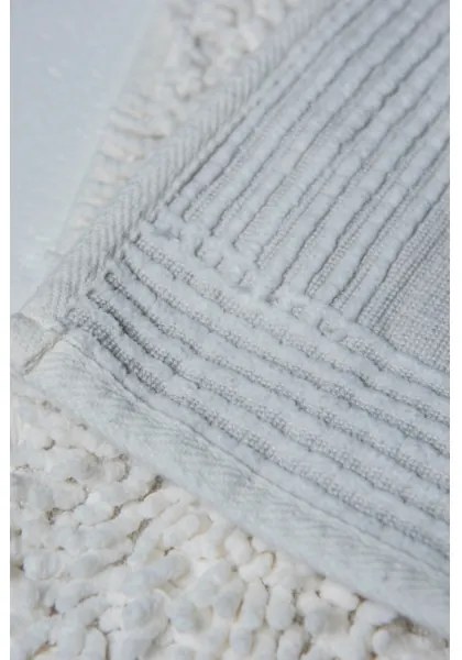 SADA 2x Kúpeľňová predložka STONE 60/100 cm biela