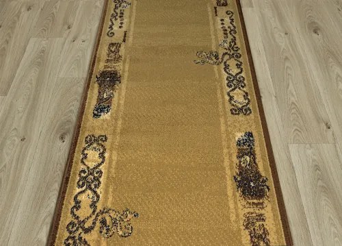 Koberce Breno Behúň PRACTICA 40/BPD, šíře role 80 cm, hnedá, viacfarebná