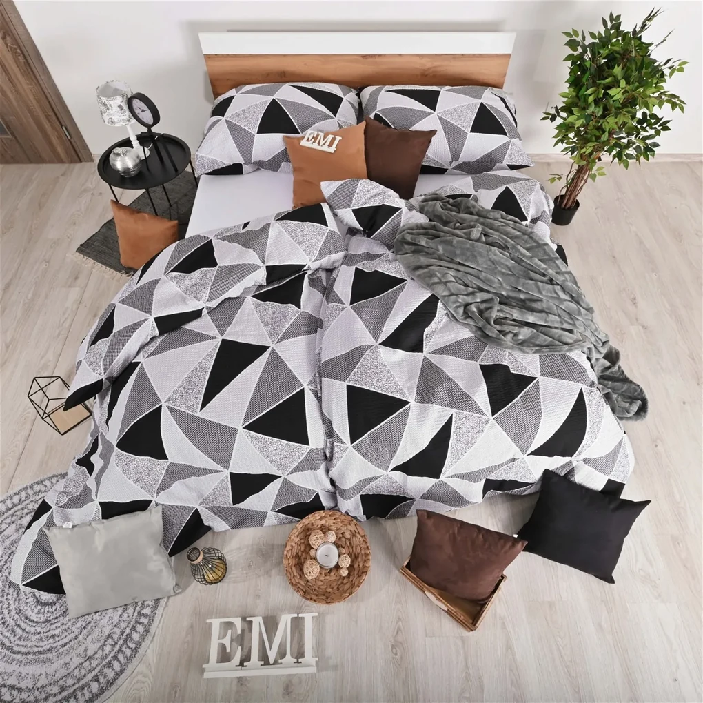 Obliečky bavlnené Vega EMI: Predĺžený set jednolôžko obsahuje 1x 140x220 + 1x 70x90