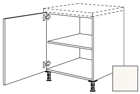 Kuchynská skrinka spodní Naturel Erika24 s dvierkami 30x87x56 cm bílá lesk 450.UD30.L