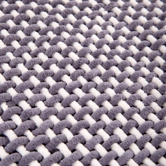 Kúpeľňový koberček JAMIE sivý / béžový 864327