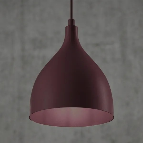 Luster na lanku NOAK CLASSIC 1xE27/15W/230V bordová