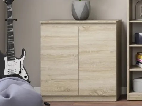 Skrinka 2-dverová Carlos, dub sonoma, 75 cm%