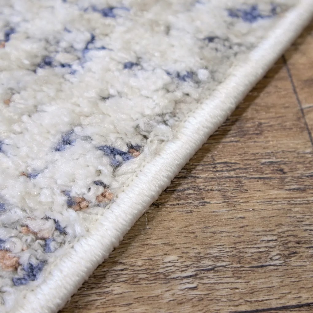 Angel Carpet, Kusový koberec Aurora 55 Blue, 60x110, modrá, kancelária