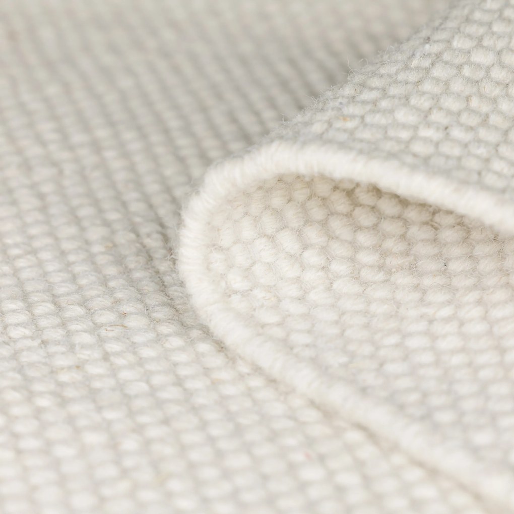 My Flair, Kusový koberec Wooly Dreamscape naturweiß, 120x170, biela, chodba / predsieň