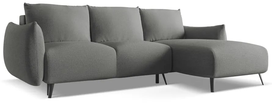 Svetlosivá rohová pohovka (pravý roh) Malie – Makamii