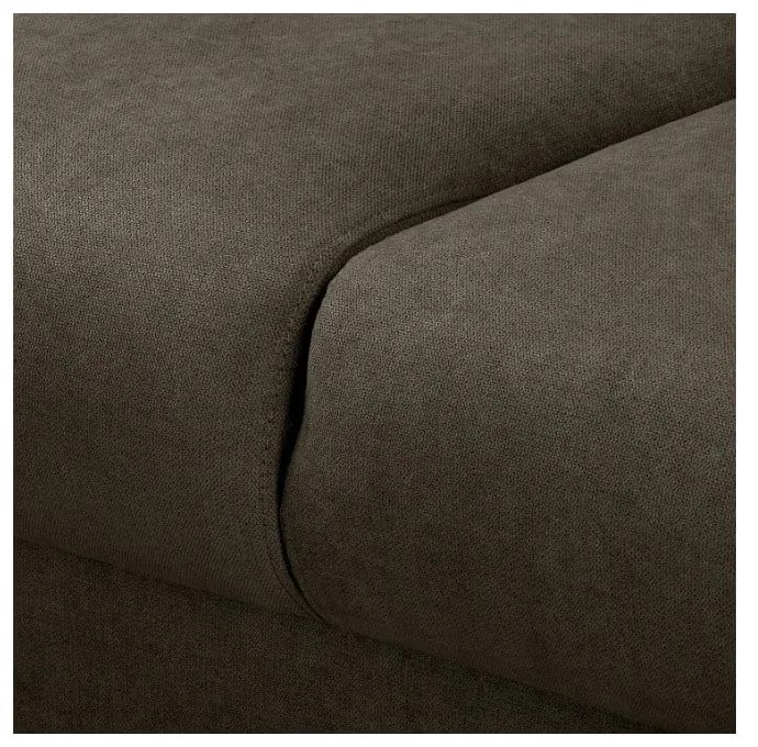 Hnedá rohová pohovka (ľavý roh) Beata - Ropez