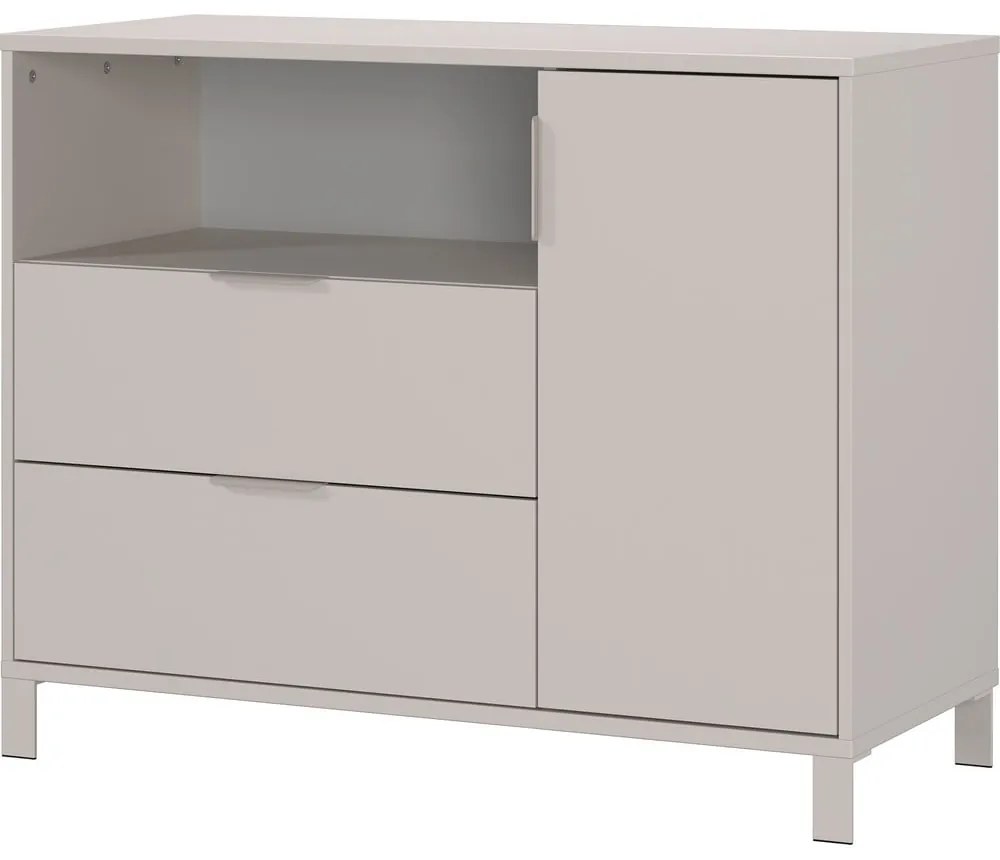 Krémová detská komoda 115x92x54 cm Alkmaar – Germania