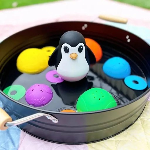 Hojdací tučniak, ružový