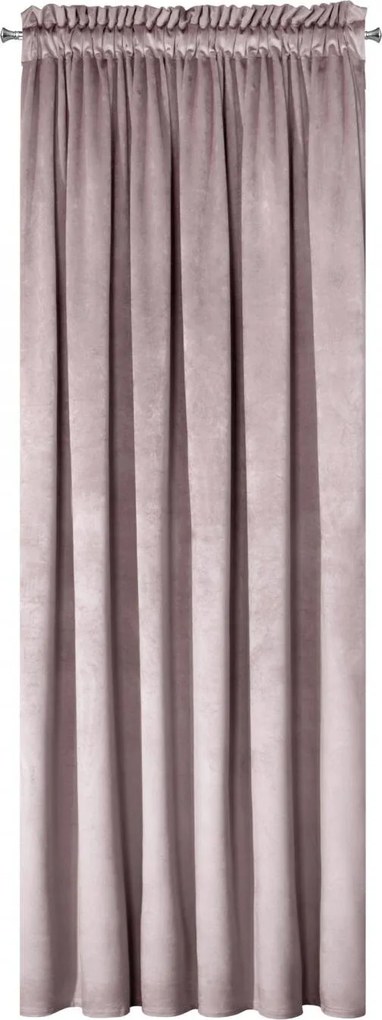 ZATEMŇOVACÍ ZÁVES NA PÁSKE ROSA 135X300 CM PÚDROVÁ