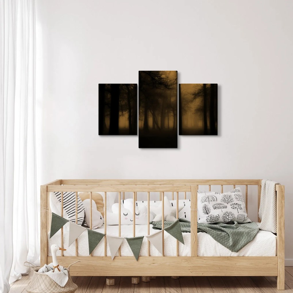 Obraz - Temný les (90x60 cm)