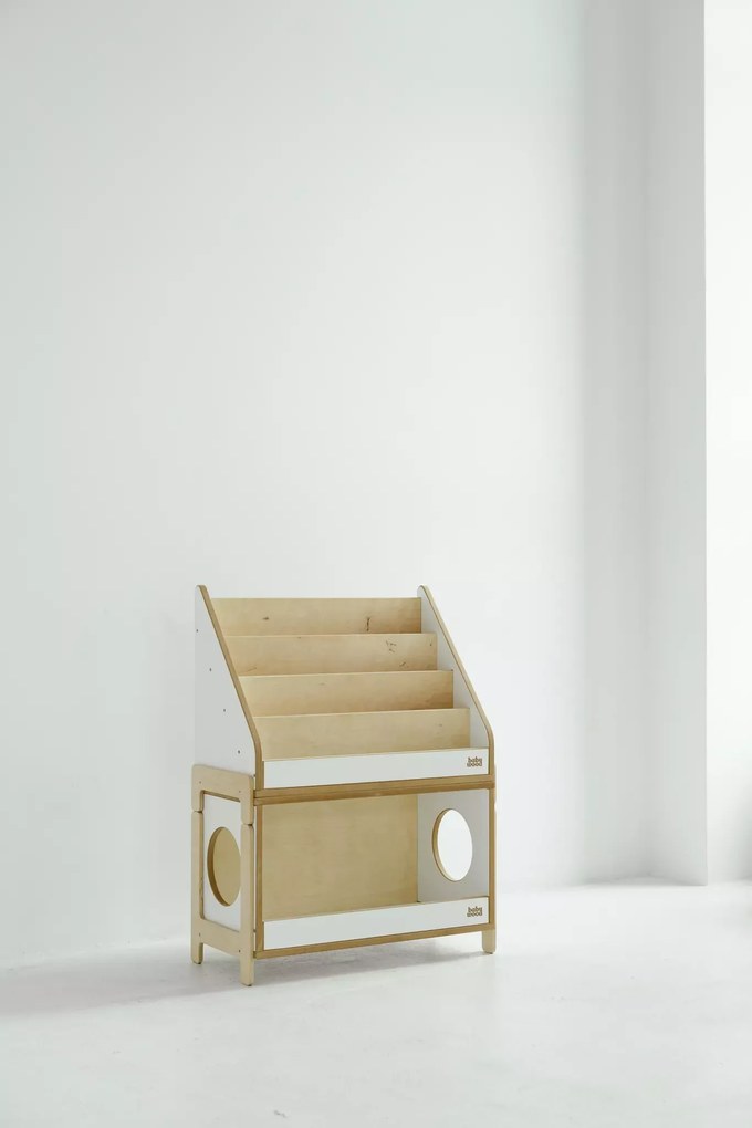 Montessori nábytok knižnica pre deti - modulárny nábytok