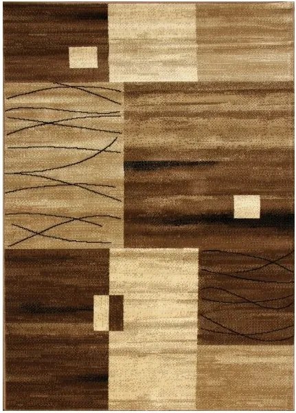Kusový koberec Kocek hnedý 80x150, Velikosti 80x150cm