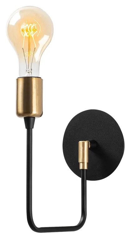 Nástenné svietidlo Dolma II čierne