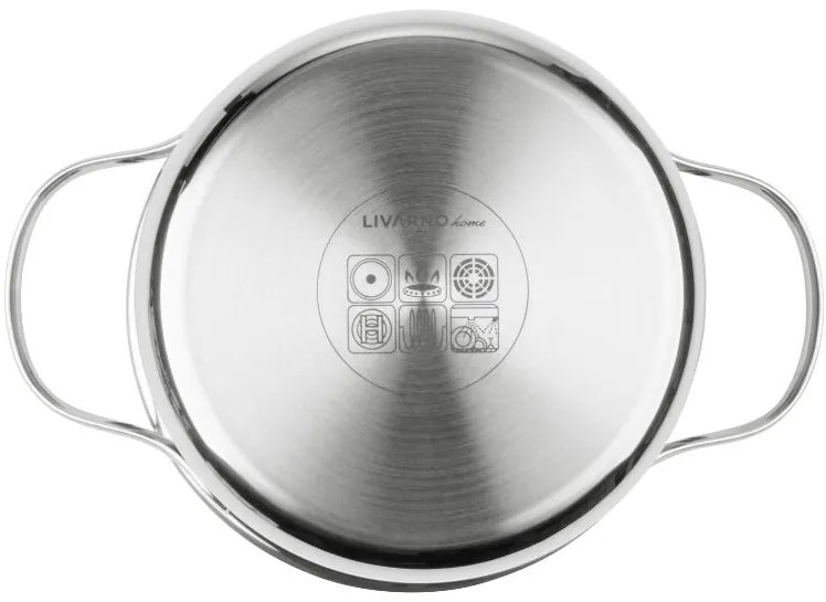 Livarno home Súprava hrncov z nehrdzavejúcej ocele, 3-dielna  (800008519)