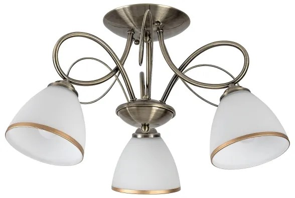 Brilagi - Prisadený luster FRED 3xE27/60W/230V, priemer 59 cm, bronzový