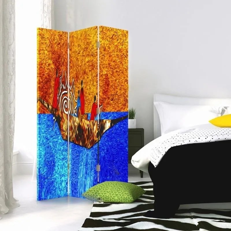 Gario Paraván Výlet loďou Rozmery: 180 x 170 cm, Prevedenie: Klasický paraván