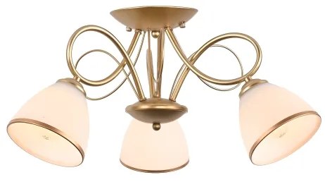 Brilagi - prisadený luster FRED 3xE27/60W/230V, priemer 59 cm, zlatý