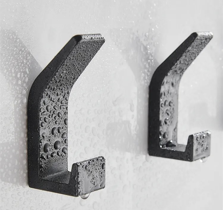 Súprava 5 čiernych háčikov Omnos