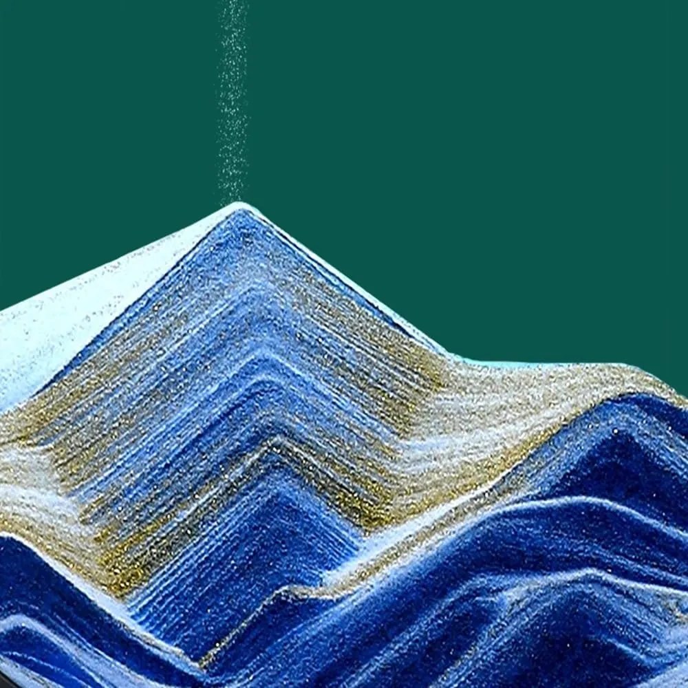 VERK Presýpací obraz s modrým pieskom