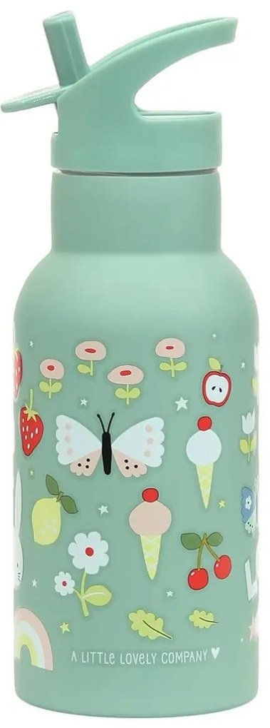 A Little Lovely Company Fľaša na pitie z nehrdzavejúcej ocele: Radosť