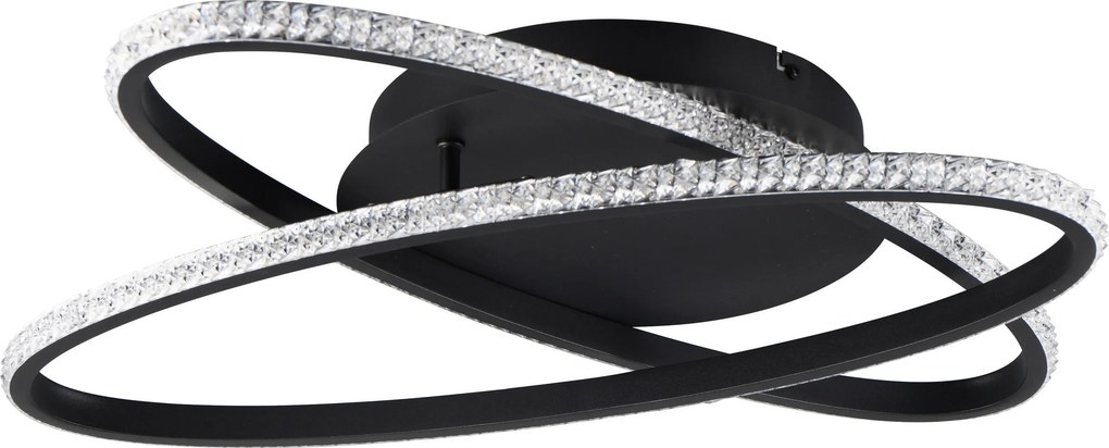 XXXLutz STROPNÉ LED SVIETIDLO, 58/9 cm - Interiérové svietidlá - 007694034501
