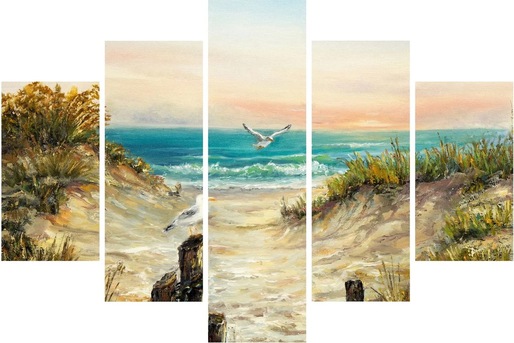 Obraz - Piesočná pláž (150x105 cm)