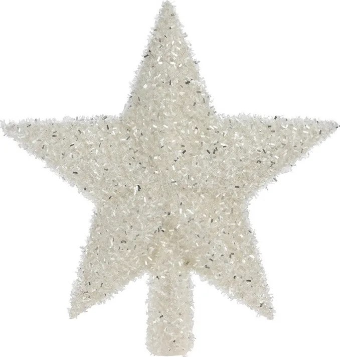 Trblietavý huňatý špic Biela hviezda 20 cm