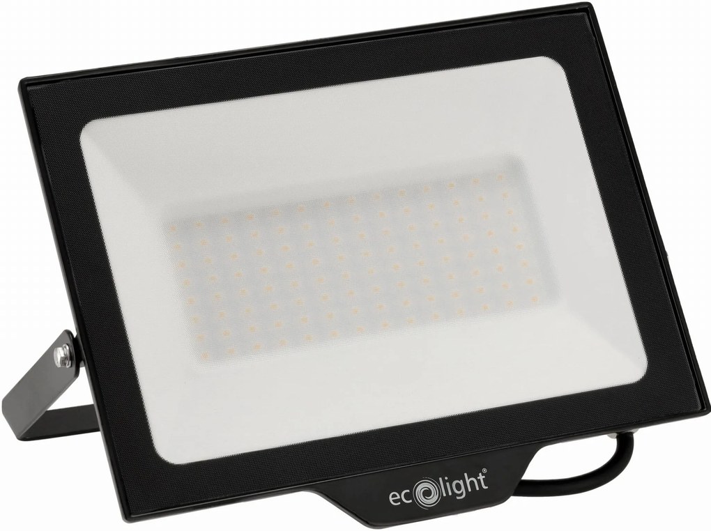 ECOLIGHT LED reflektor 150W 2v1 - studená biela + čidlo pohybu