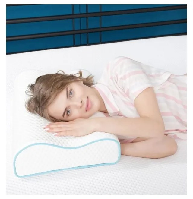 Anatomický vankúš s výplňou z pamäťovej peny 42x61,5 cm – Mila Home