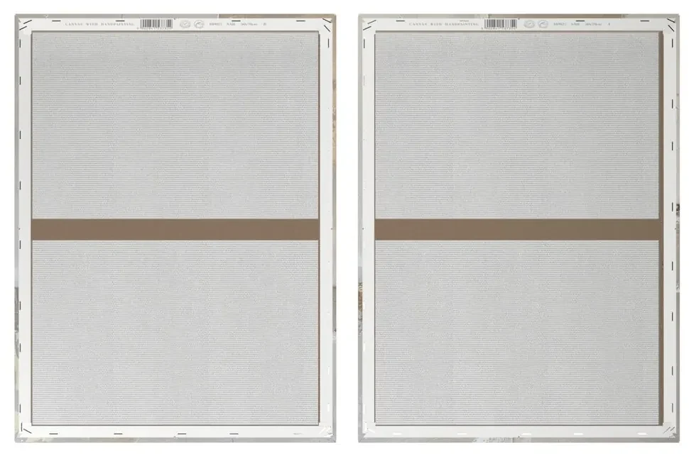 Obrazy s ručne maľovanými prvkami v súprave 2 ks 50x70 cm Sail – Styler