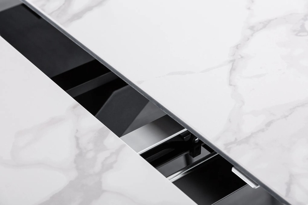 Jedálenský stôl Eternity 160-200cm mramorový vzhľad