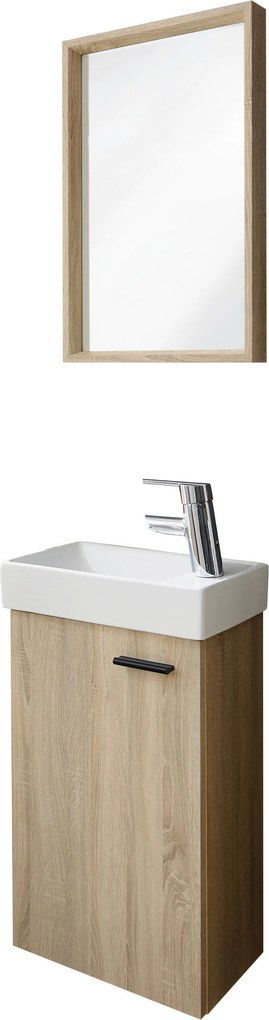 XXXLutz HOSŤOVSKÁ KÚPEĽŇA, dub sonoma, 40 cm home24 - Online Only kúpeľne - 001279013002