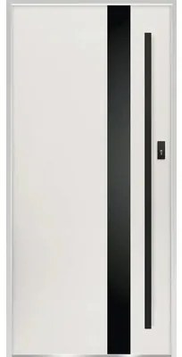 Kovové vchodové dvere S68 Clear 90 P biele