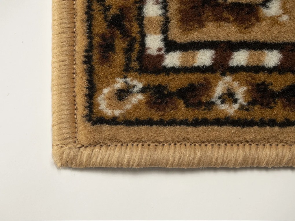 Alfa Carpets, Kusový koberec TEHERAN T-102 beige, 80x150, béžová, chodba / predsieň