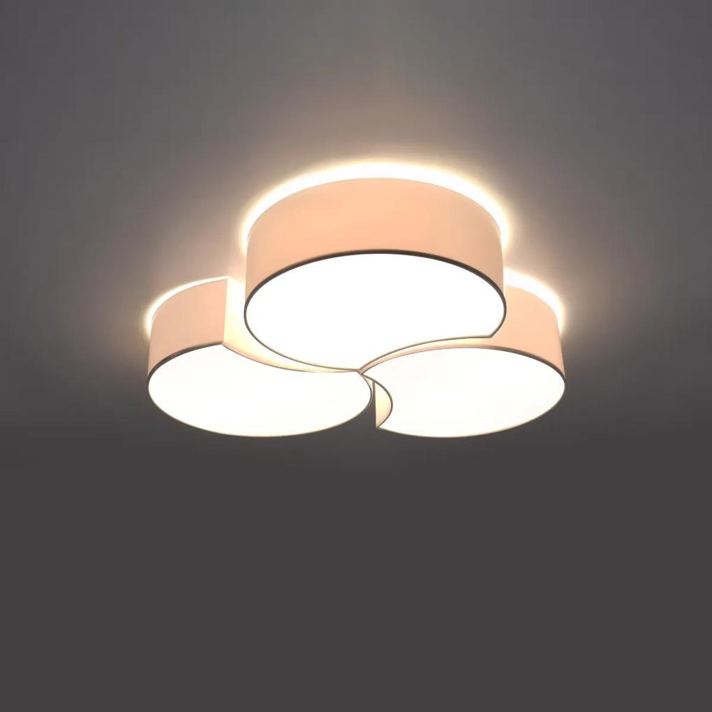 Sollux Lighting Stropné svietidlo CIRCLE 3B biele