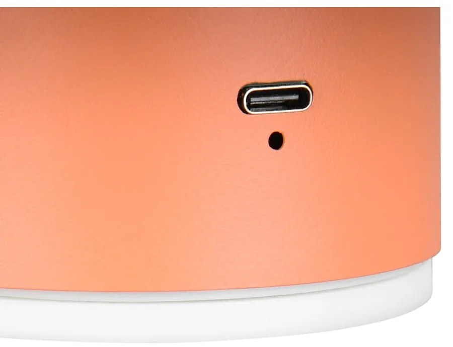 Oranžové LED nástenné svietidlo na USB Davey – Reality